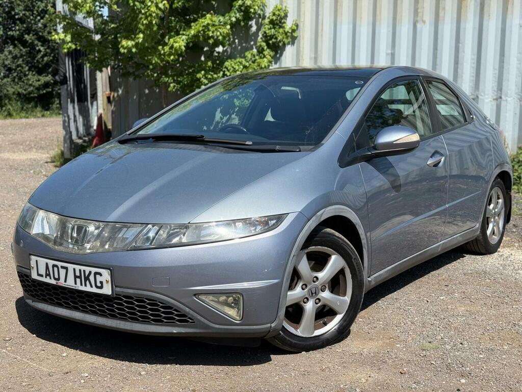 Honda Civic Hatchback 1.8 I-vtec Ex I-shift 200707 LA07HKG Blue #2