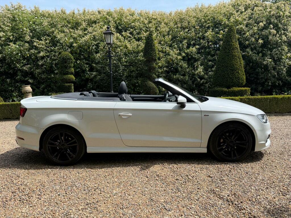 Audi A3 Cabriolet Convertible 1.4 Tfsi Cod S Line Euro 6 Ss White #4