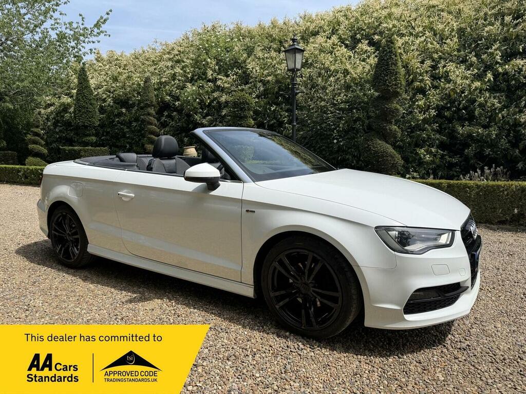 Audi A3 Cabriolet Convertible 1.4 Tfsi Cod S Line Euro 6 Ss White