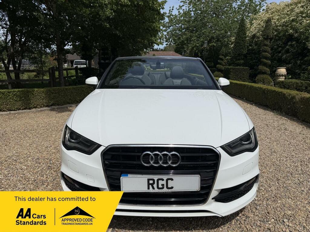 Audi A3 Cabriolet Convertible 1.4 Tfsi Cod S Line Euro 6 Ss White #3