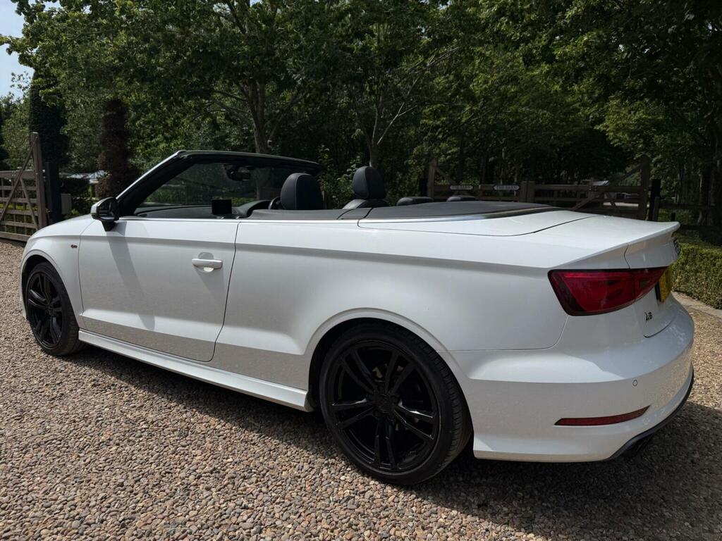Audi A3 Cabriolet Convertible 1.4 Tfsi Cod S Line Euro 6 Ss White #6
