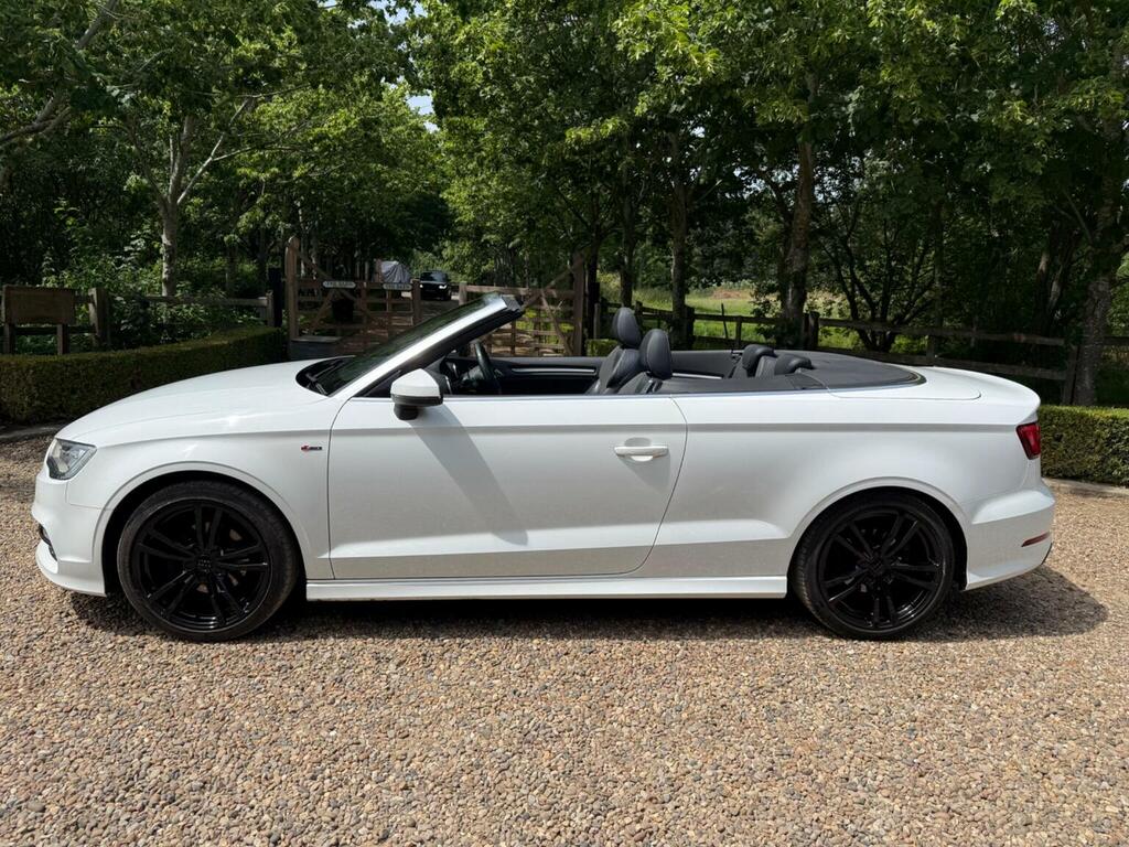 Audi A3 Cabriolet Convertible 1.4 Tfsi Cod S Line Euro 6 Ss White #5