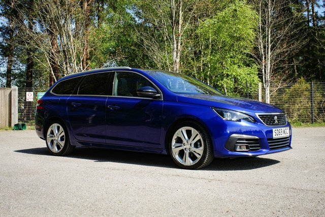 Peugeot 308 SW 2019 1.2 Puretech Gpf Gt Line Estate Ma Blue