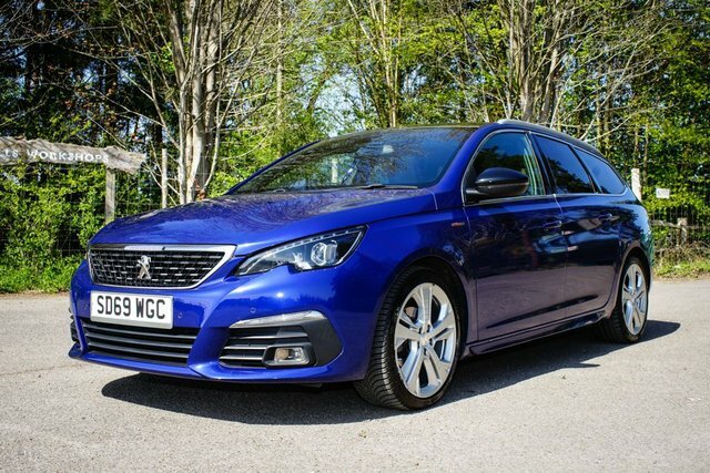 Peugeot 308 SW 2019 1.2 Puretech Gpf Gt Line Estate Ma Blue #4