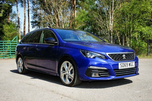 Peugeot 308 SW 2019 1.2 Puretech Gpf Gt Line Estate Ma Blue #2