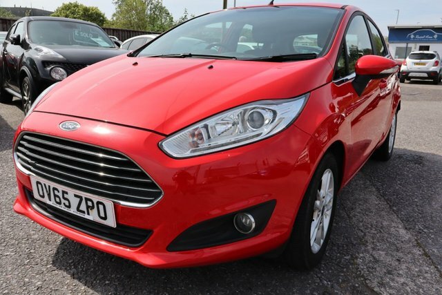 Ford Fiesta 1.25 Zetec Hatchback Euro 6 82 OV65ZPO Red #3