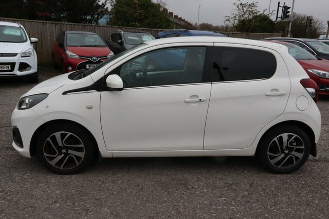 Peugeot 108 1.2 Puretech Allure Hatchback Eu YO65FDK White #6