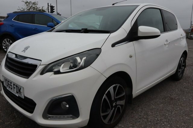 Peugeot 108 1.2 Puretech Allure Hatchback Eu YO65FDK White #4