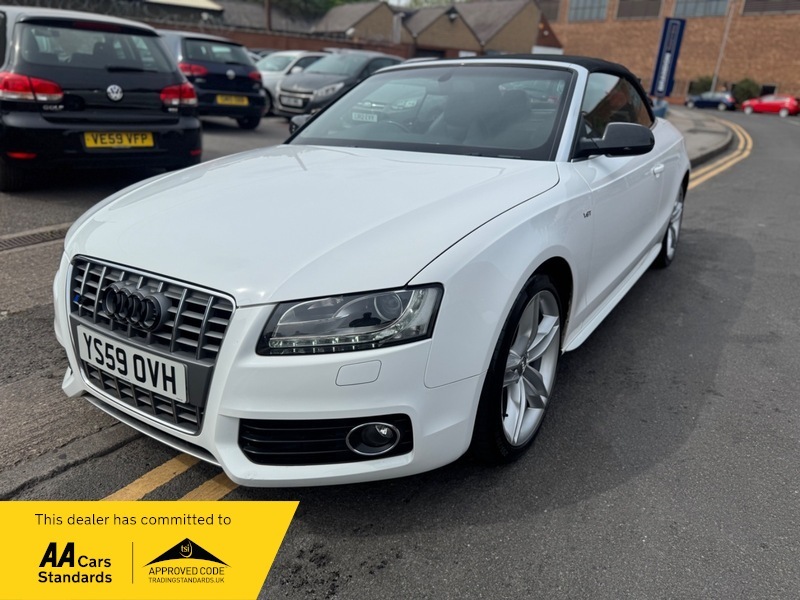 Audi A5 3.0 Tfsi V6 Cabriolet White #2