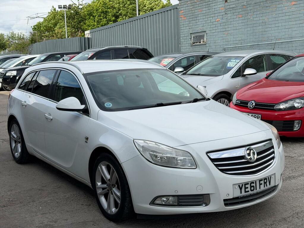 Vauxhall Insignia 2.0 Cdti Ecoflex Sri Nav Sports Tourer Euro 5 Ss YE61FRV White #3