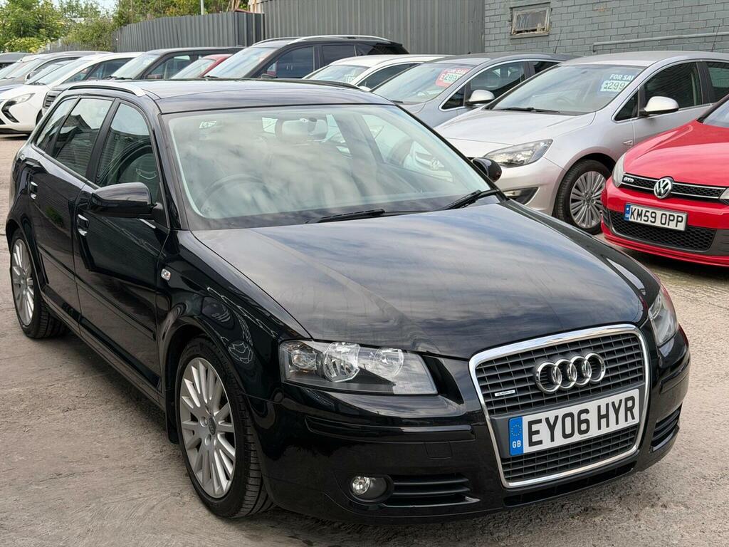 Audi A3 2.0 Tdi Sport Sportback Quattro Black #3