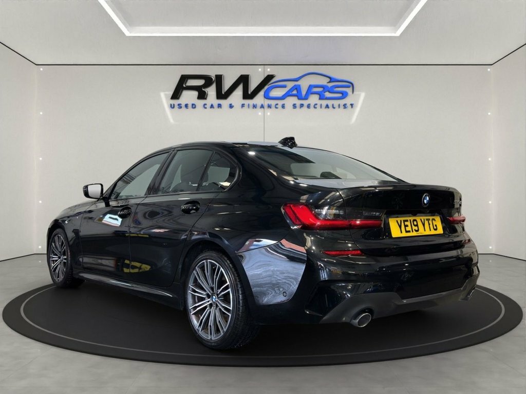 BMW 3 Series Saloon YE19YTG Black #2