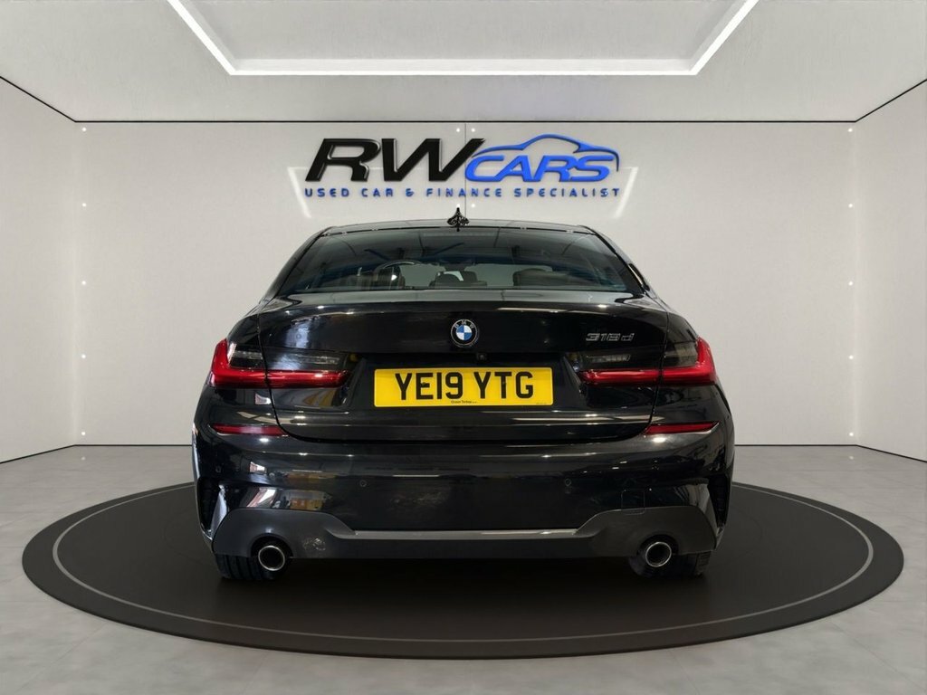 BMW 3 Series Saloon YE19YTG Black #3