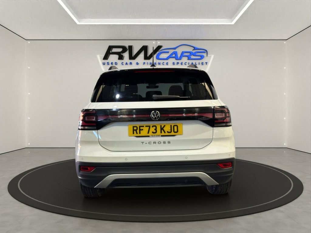 Volkswagen T-Cross 1L Black Edition RF73KJO White #4
