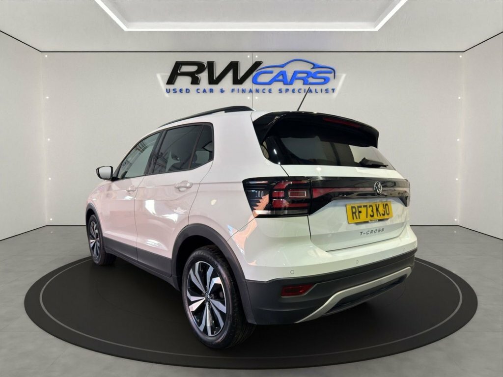 Volkswagen T-Cross 1L Black Edition RF73KJO White #3