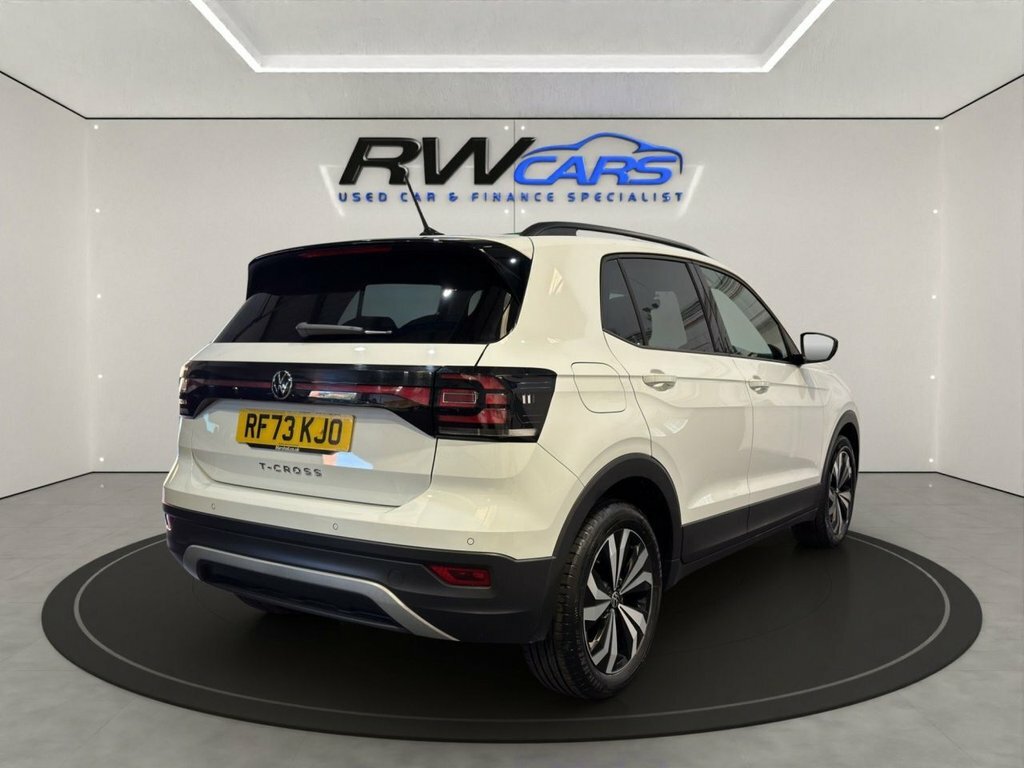 Volkswagen T-Cross 1L Black Edition RF73KJO White #5