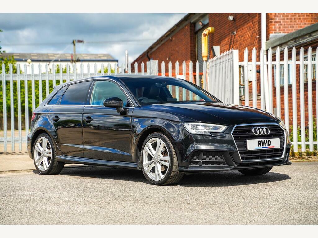 Audi A3 2.0 Tdi 35 S Line Sportback Euro 6 S S Black #2