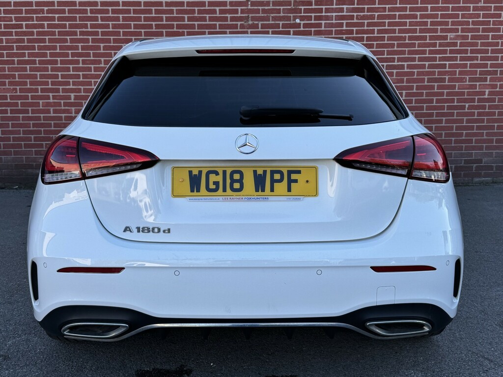 Mercedes-Benz A Class 1.5 A180d Amg Line WG18WPF White #6