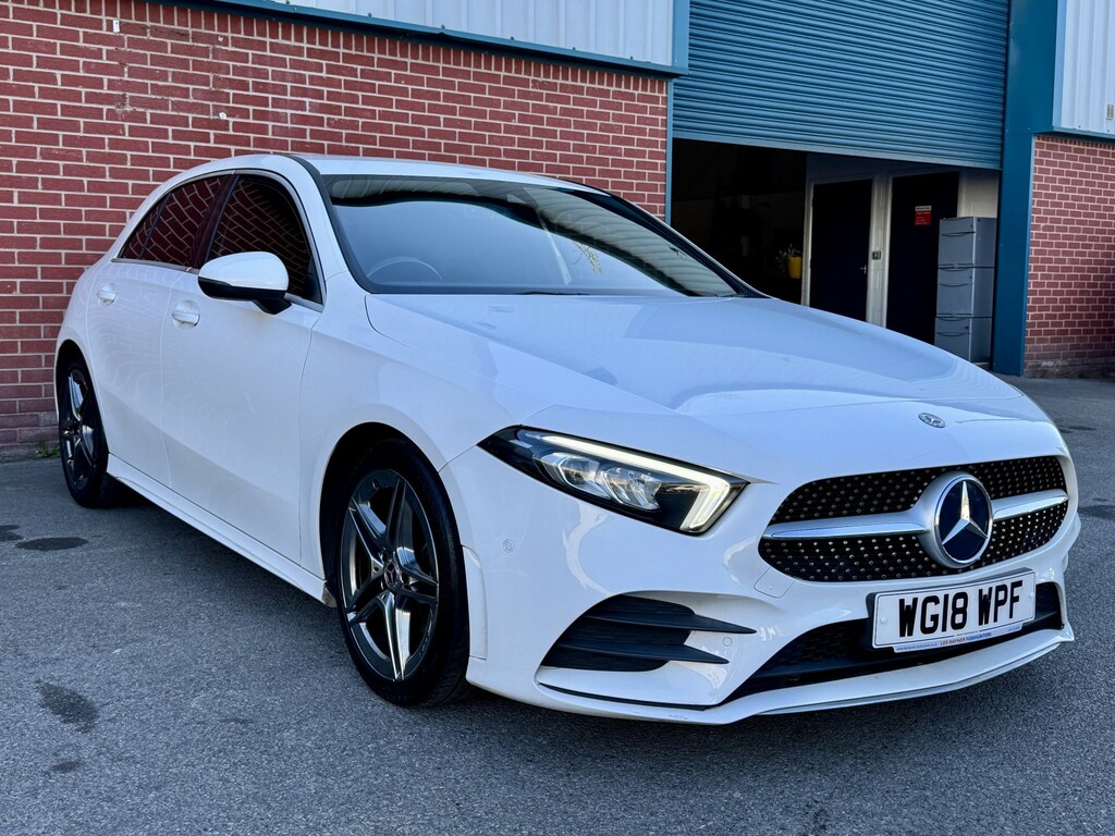 Mercedes-Benz A Class 1.5 A180d Amg Line WG18WPF White #3