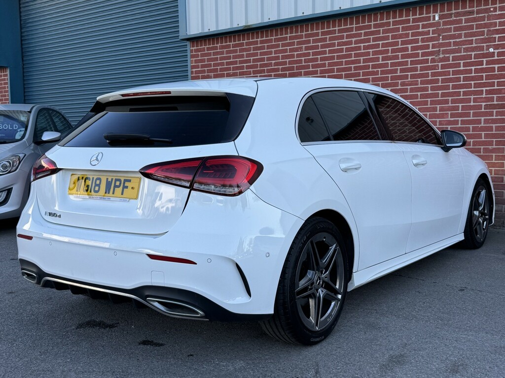 Mercedes-Benz A Class 1.5 A180d Amg Line WG18WPF White #5