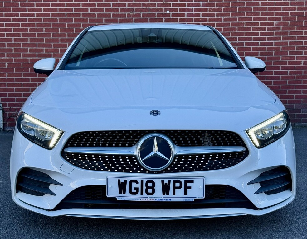Mercedes-Benz A Class 1.5 A180d Amg Line WG18WPF White #2