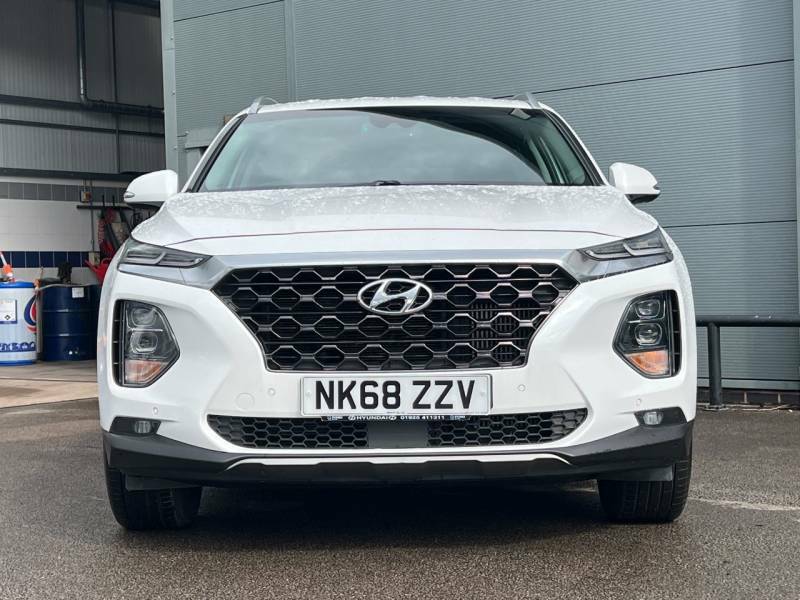 Hyundai Santa Fe 2.2 Crdi Premium 4Wd - 2018 68 NK68ZZV White #3