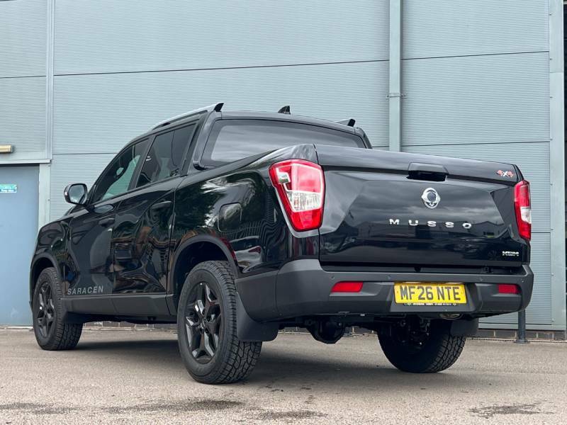 SsangYong Musso 2.2 Double Cab Pick Up Saracen - 2026 MF26NTE Black #4