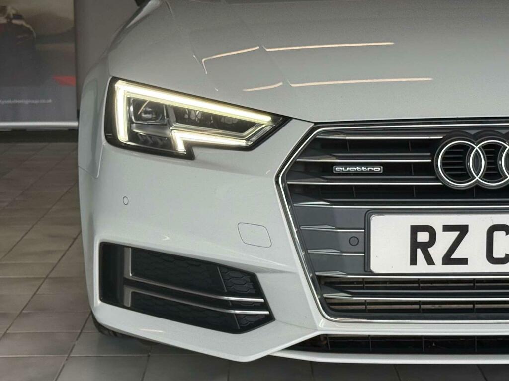 Audi A4 2.0 Tfsi S Line S Tronic Quattro Euro 6 Ss White #4
