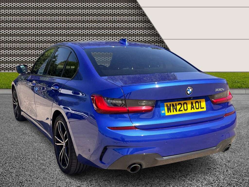 BMW 3 Series 2.0 330E M Sport WN20AOL Blue #4