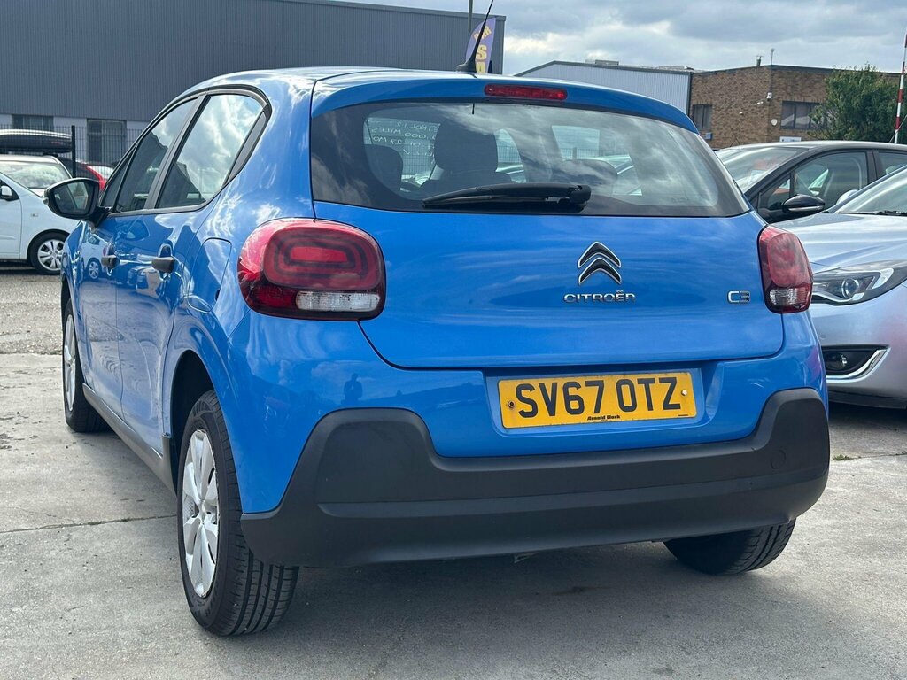 Citroen C3 1.2 Puretech Touch Euro 6 SV67OTZ Blue #4