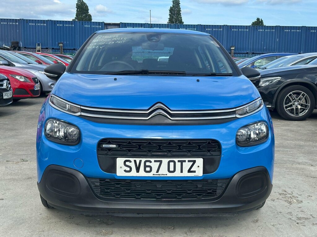 Citroen C3 1.2 Puretech Touch Euro 6 SV67OTZ Blue #2