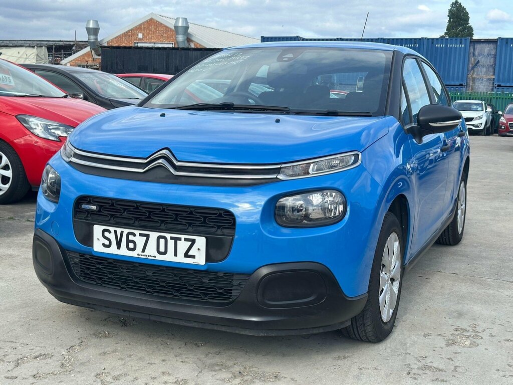 Citroen C3 1.2 Puretech Touch Euro 6 SV67OTZ Blue #3