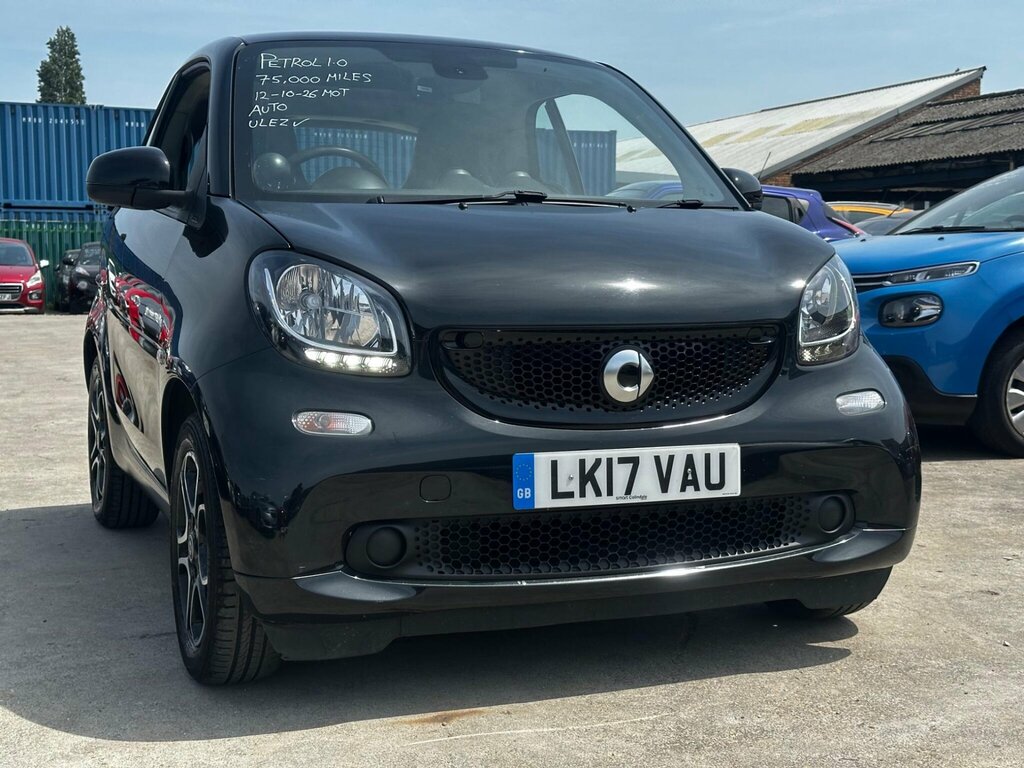 Smart Fortwo 1.0 Prime Premium Twinamic Euro 6 Ss Black