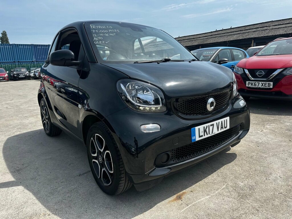 Smart Fortwo 1.0 Prime Premium Twinamic Euro 6 Ss LK17VAU Black #3