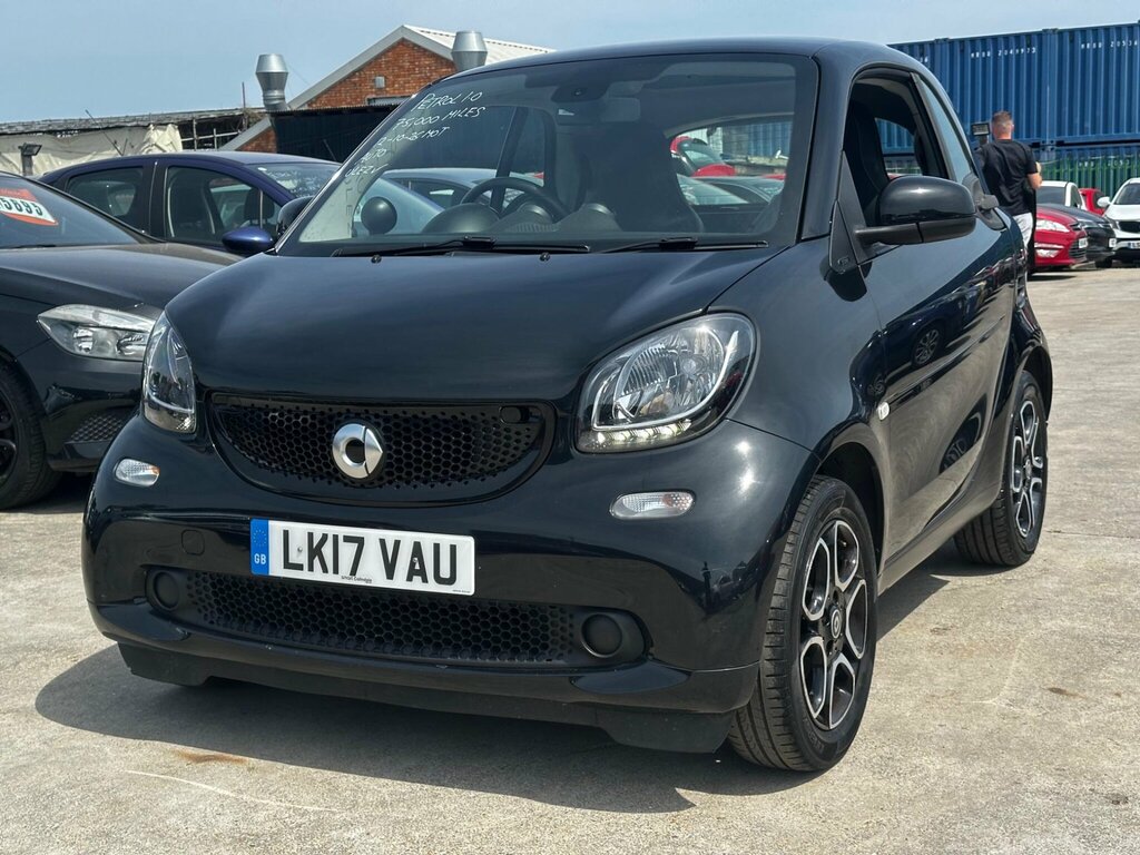 Smart Fortwo 1.0 Prime Premium Twinamic Euro 6 Ss LK17VAU Black #2