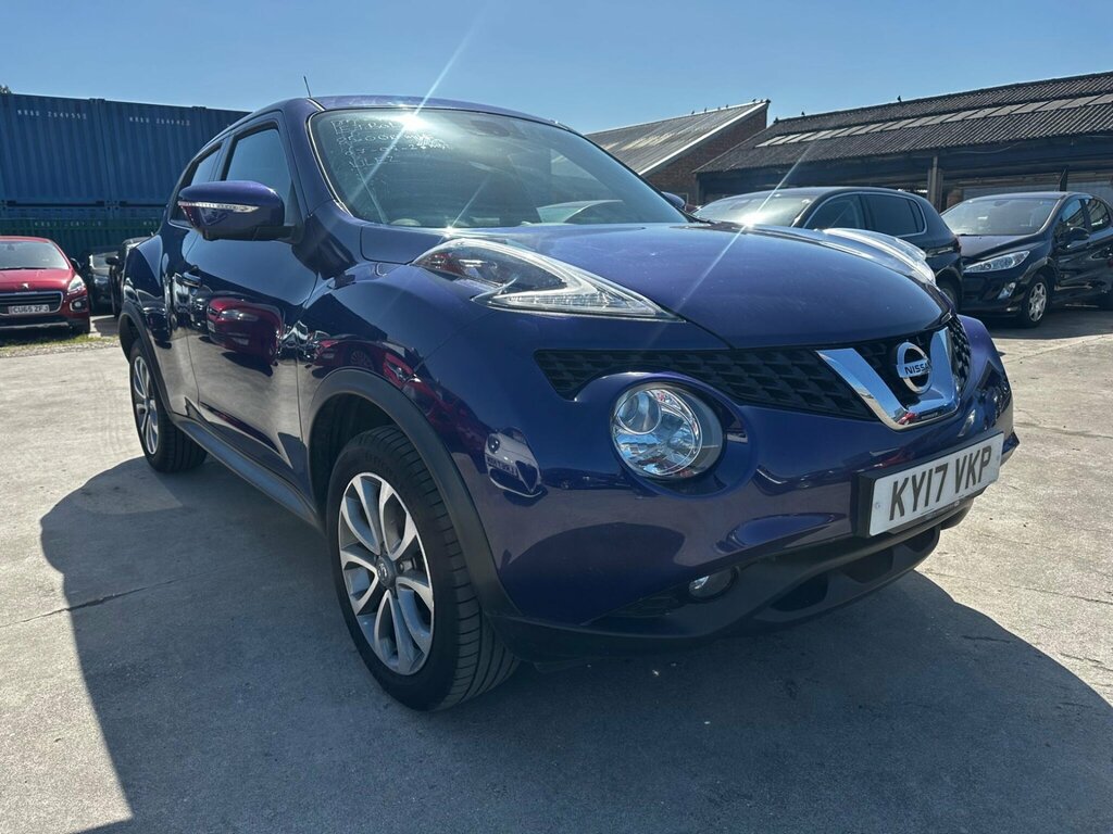Nissan Juke 1.2 Dig-t Tekna Euro 6 Ss KY17VKP Blue #3