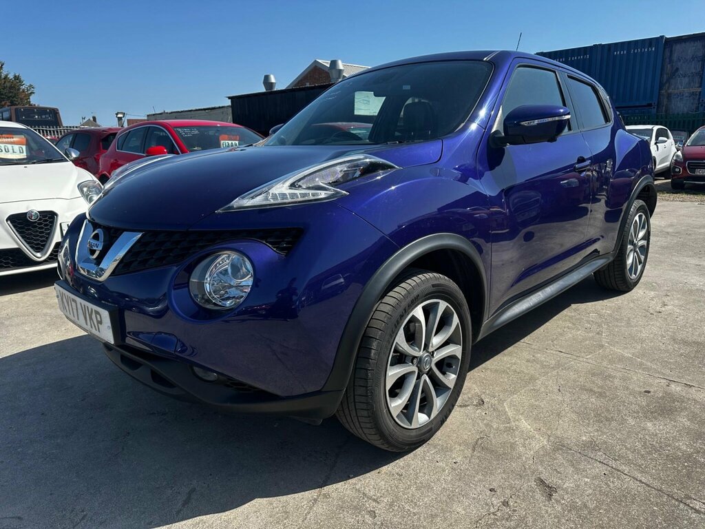 Nissan Juke 1.2 Dig-t Tekna Euro 6 Ss KY17VKP Blue #4
