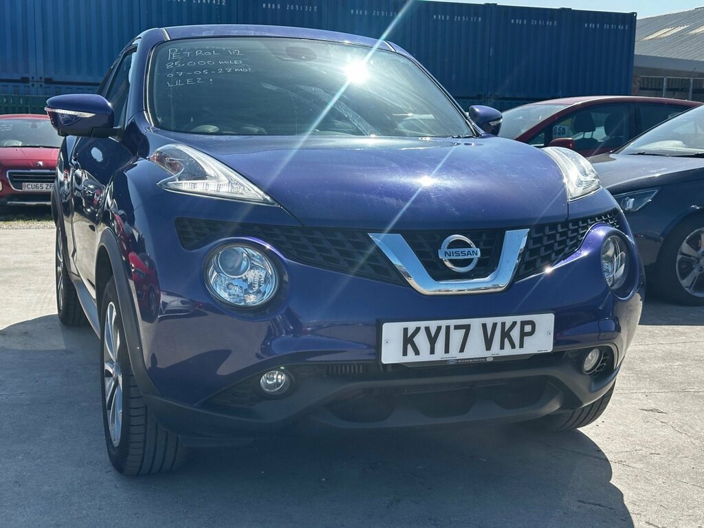 Nissan Juke 1.2 Dig-t Tekna Euro 6 Ss KY17VKP Blue #2