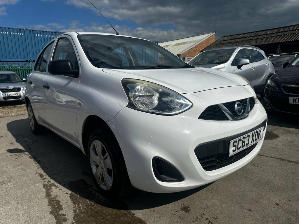 Nissan Micra 1.2 Visia Euro 5 SC63XOK White #3