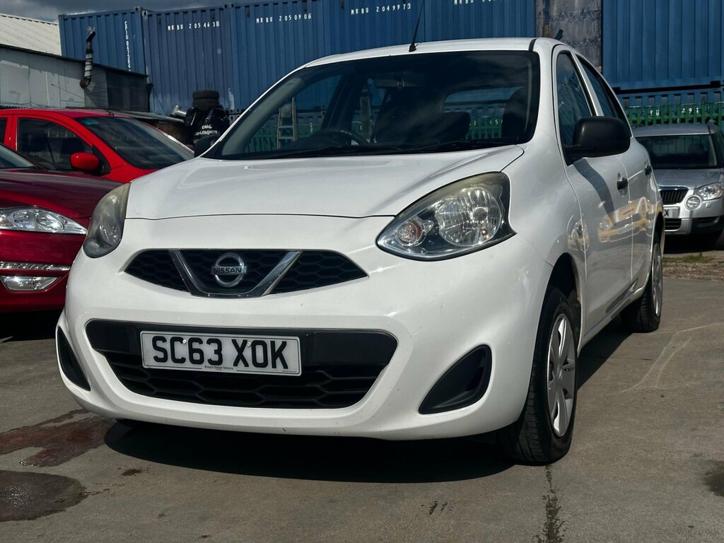 Nissan Micra 1.2 Visia Euro 5 SC63XOK White #2