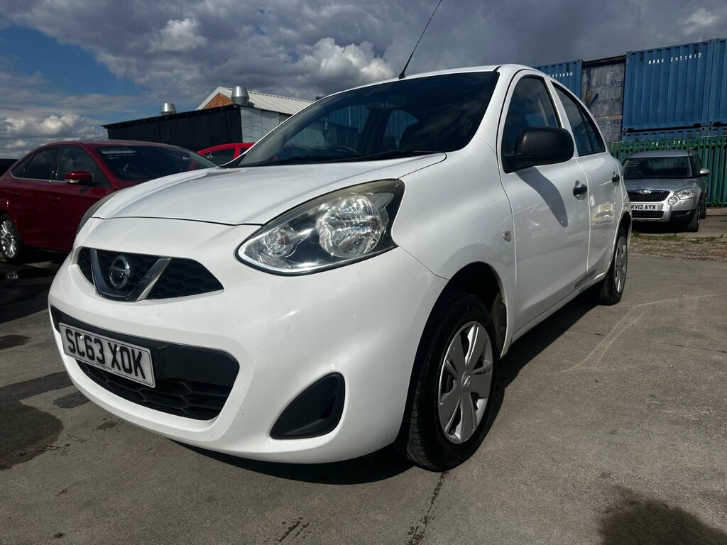 Nissan Micra 1.2 Visia Euro 5 SC63XOK White #4