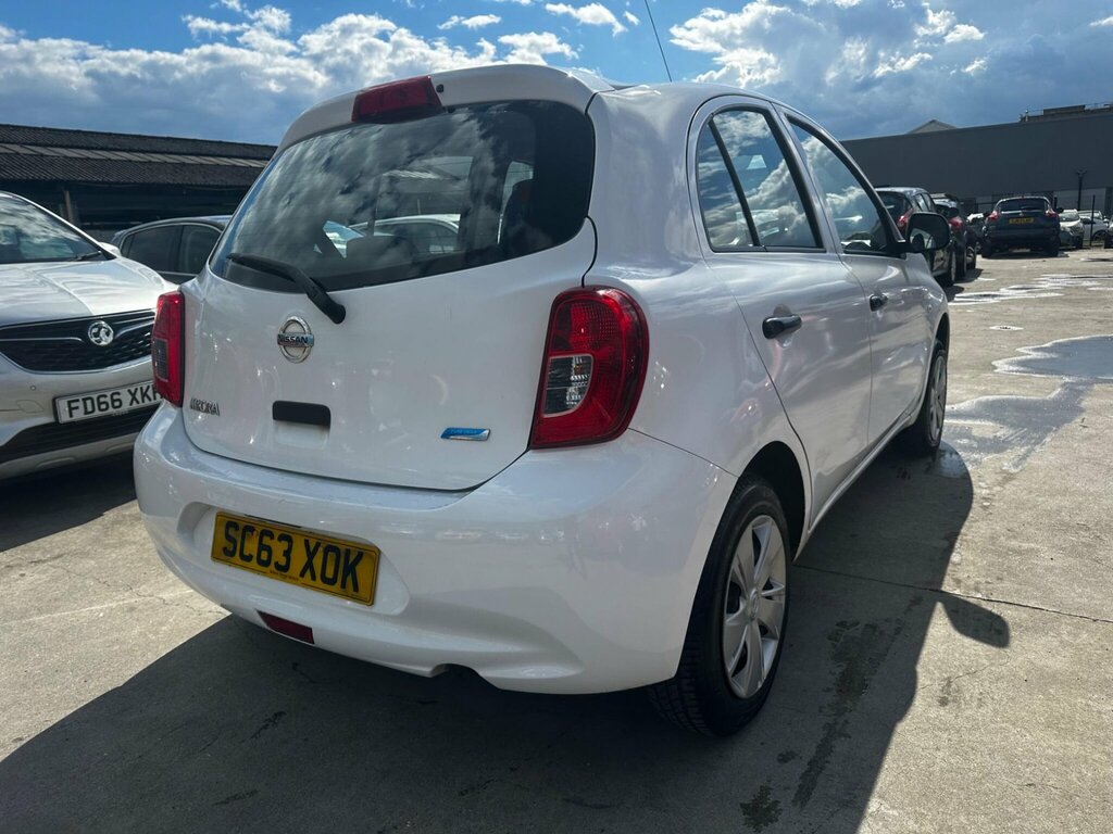 Nissan Micra 1.2 Visia Euro 5 SC63XOK White #6