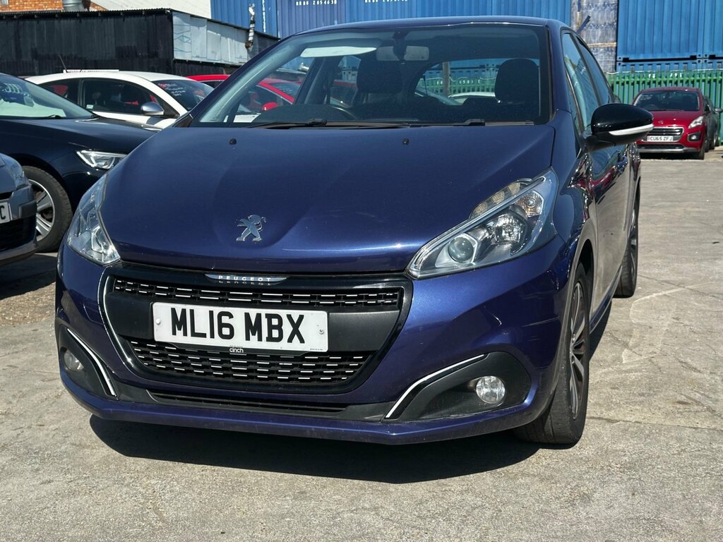 Peugeot 208 1.2 Puretech Xs White Euro 6 ML16MBX Blue #2