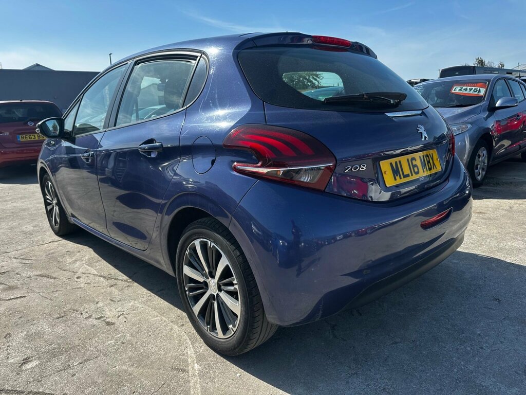 Peugeot 208 1.2 Puretech Xs White Euro 6 ML16MBX Blue #6