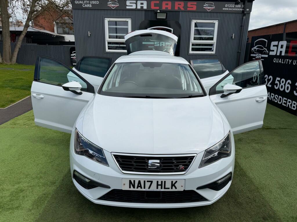 Seat Leon 2.0 Tdi Fr Technology Hatchback NA17HLK White #5