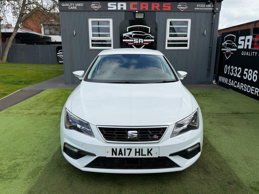 Seat Leon 2.0 Tdi Fr Technology Hatchback NA17HLK White #4