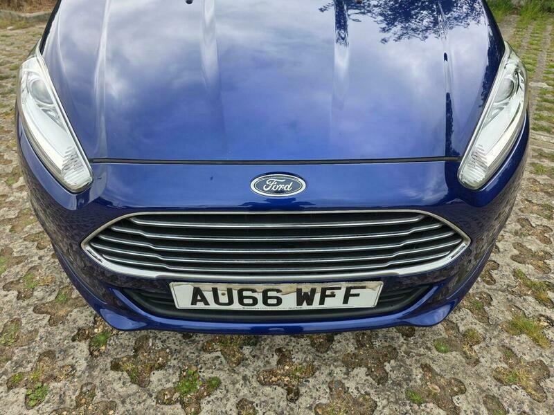 Ford Fiesta 1.0T Ecoboost Zetec Euro AU66WFF Blue #3