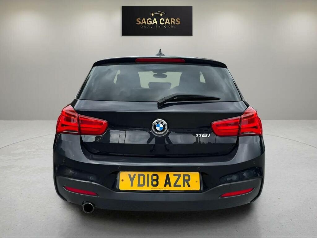 BMW 1 Series 1.5 118I M Sport Euro 6 Ss 201818 YD18AZR Black #5