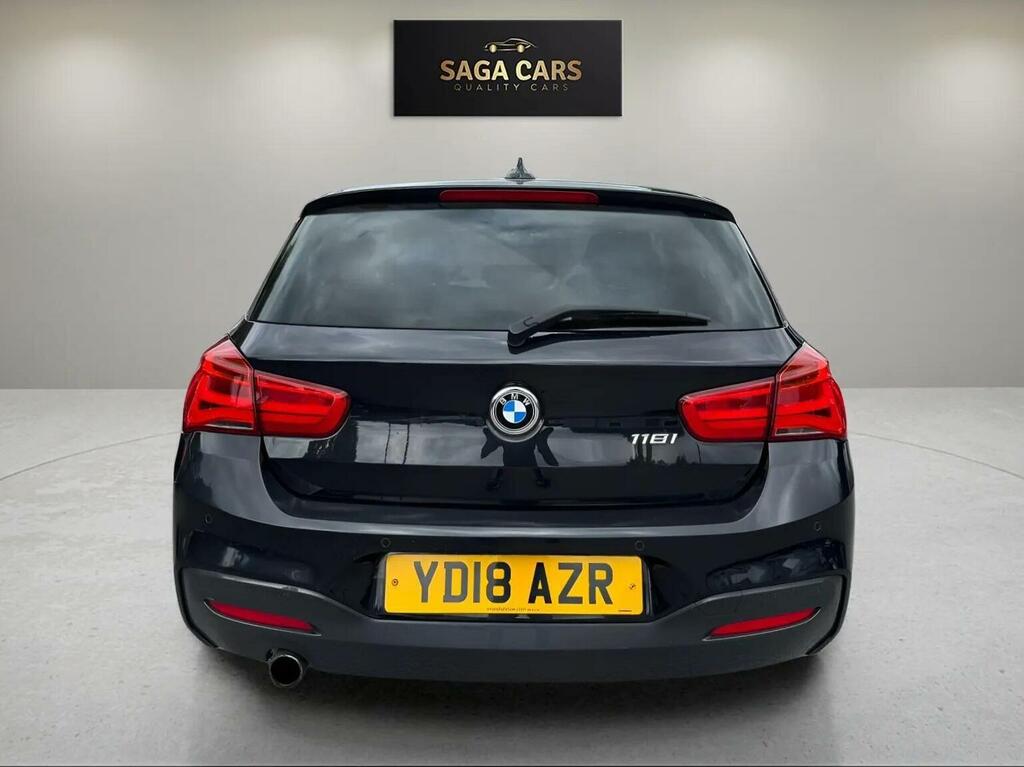 BMW 1 Series 1.5 118I M Sport Euro 6 Ss 201818 YD18AZR Black #6