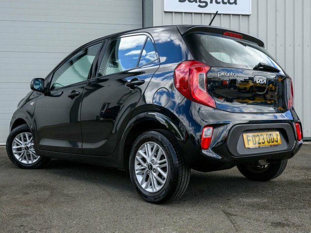 Kia Picanto 2023 1.0 Dpi 2 Hatchback Amt Euro 6 S FD23ODJ Black #2